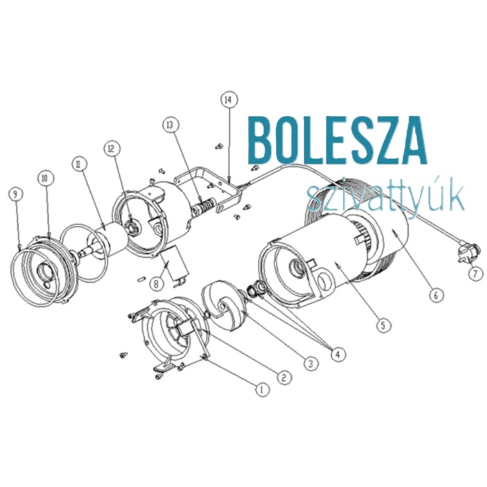 ELPUMPS BT 4876 szerelt kábel - Image 5