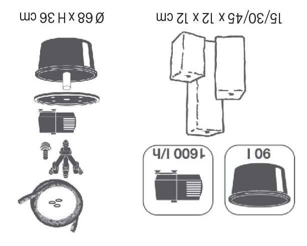 UBBINK TARANTO csobogó - Image 2