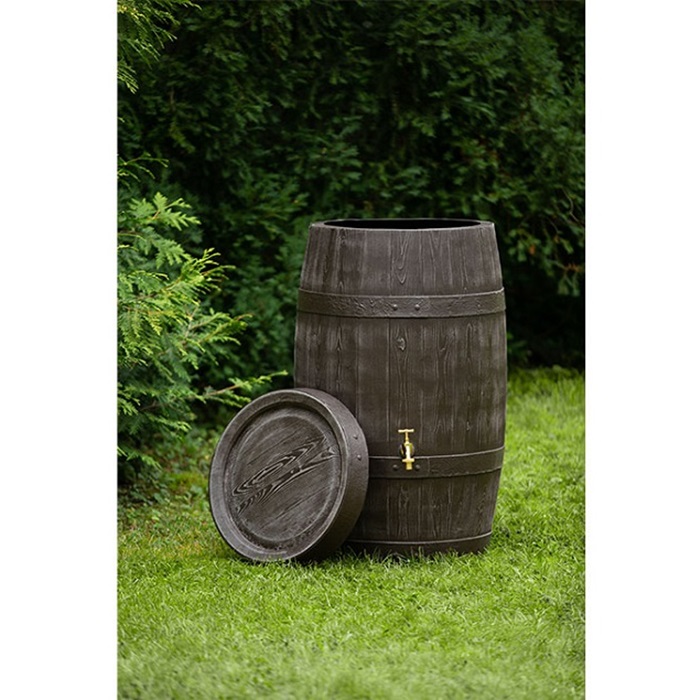 Esővízgyűjtő "Barrique" 250 L sötétbarna - Image 2