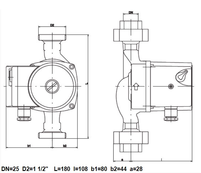 IMP GHN 25/60-180 SOLAR szivattyú, javító szett - Image 2